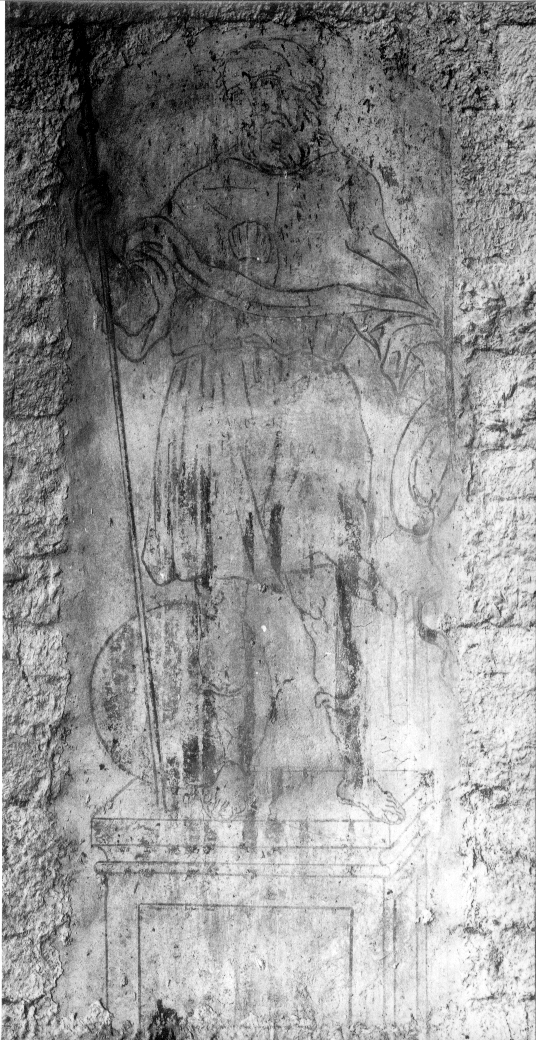 Santo eremita (dipinto, ciclo) - ambito umbro-laziale (prima metà sec. XVIII)