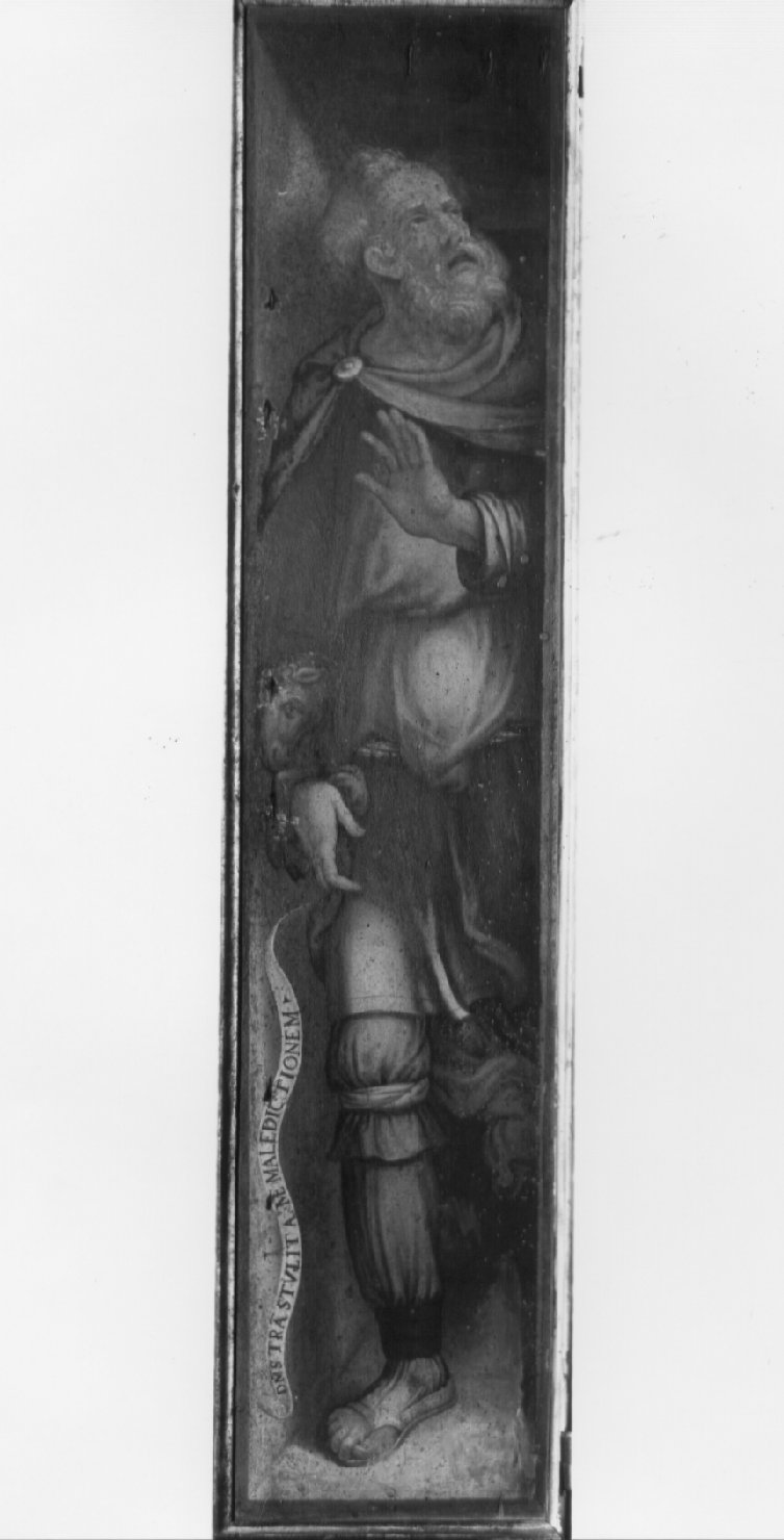 profeta (dipinto, insieme) di Nardini Francesco detto Santagnolo (attribuito) (metà sec. XVI)