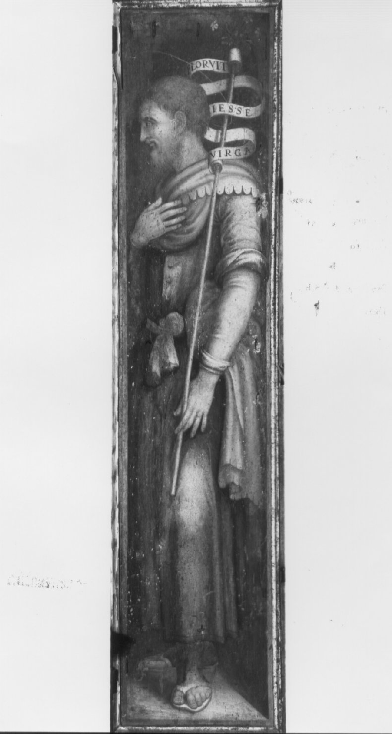 profeta (dipinto, insieme) di Nardini Francesco detto Santagnolo (attribuito) (metà sec. XVI)