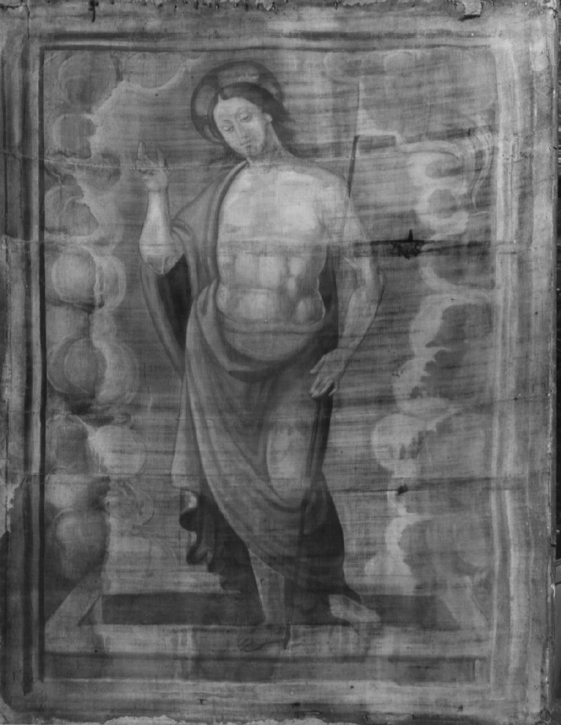 Cristo risorto (dipinto, opera isolata) - ambito umbro-laziale (prima metà sec. XVI)