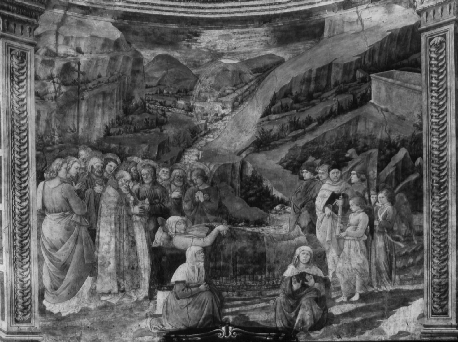 transito della Madonna (dipinto, ciclo) di Lippi Filippo (attribuito) (terzo quarto sec. XV)
