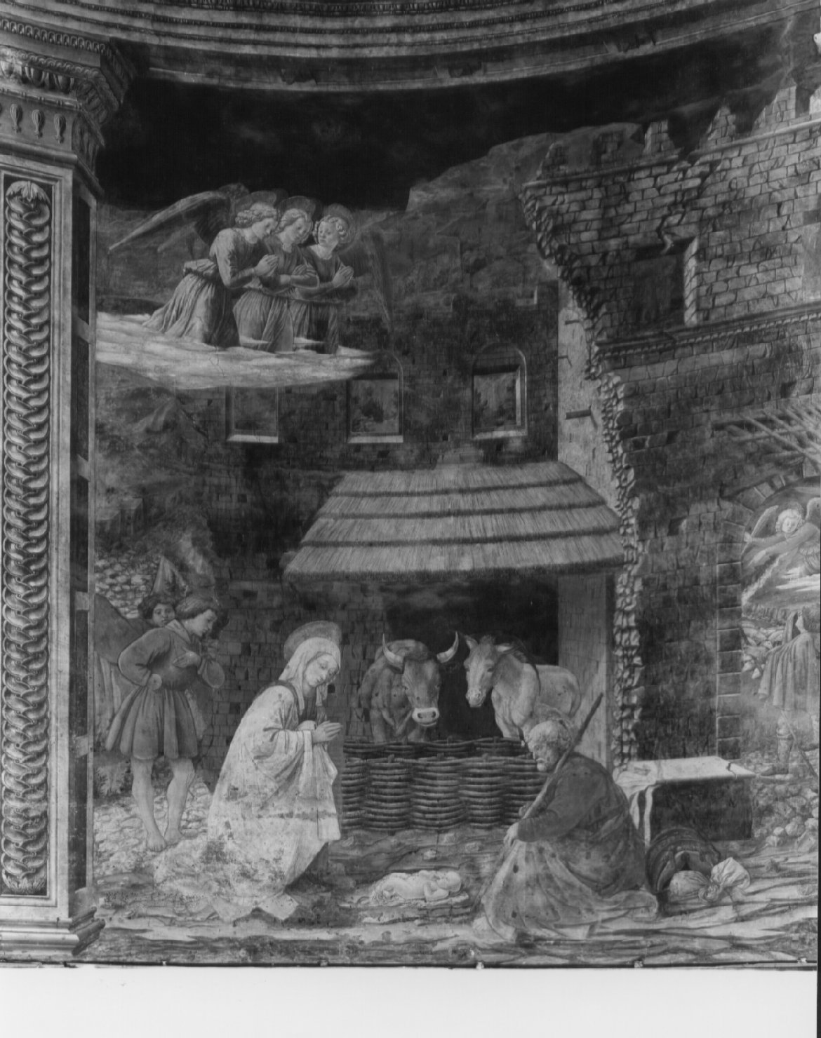 natività di Gesù (dipinto, ciclo) di Lippi Filippo (attribuito) (terzo quarto sec. XV)