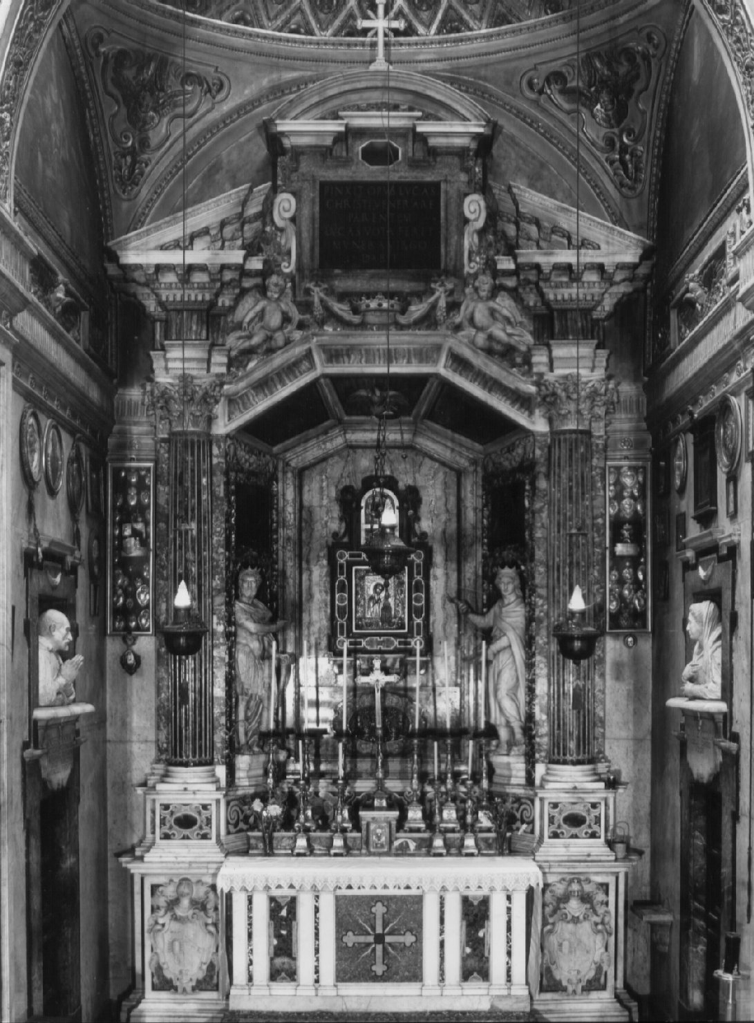 altare, opera isolata di Mola Giovan Battista (attribuito) (prima metà sec. XVII)