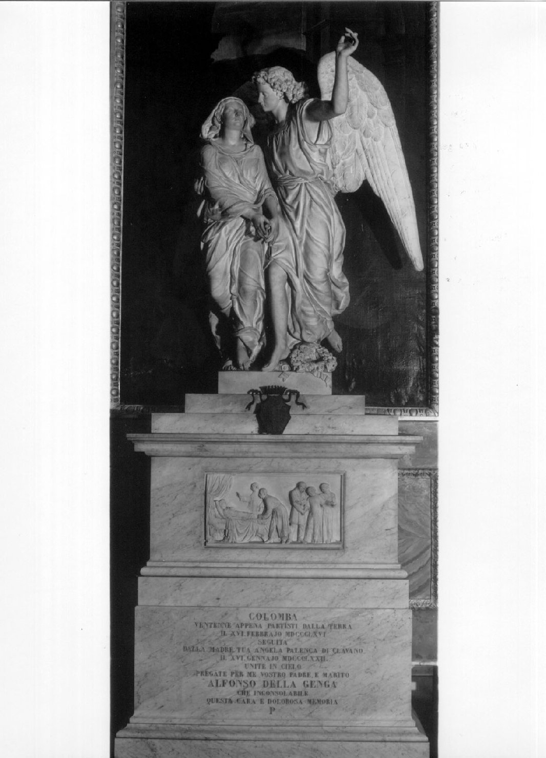 monumento di Colomba della Genga (scultura, opera isolata) di Troili Ernesto (attribuito) (sec. XIX)