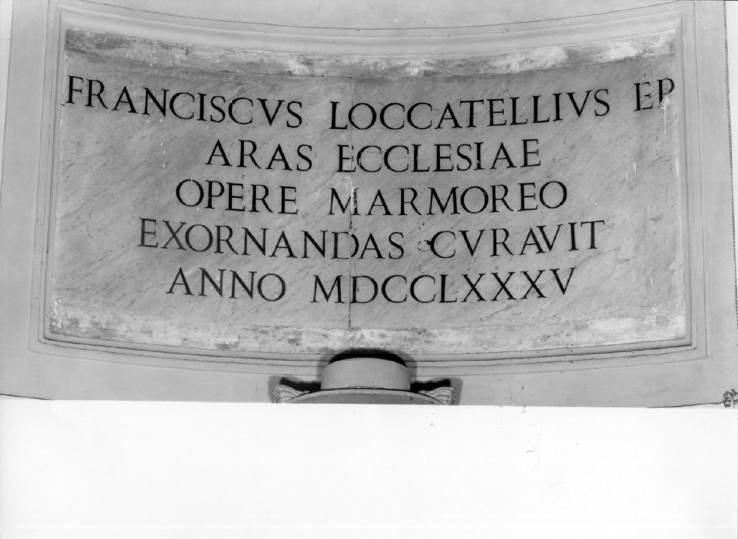 lapide, opera isolata - bottega Italia centrale (sec. XVIII)