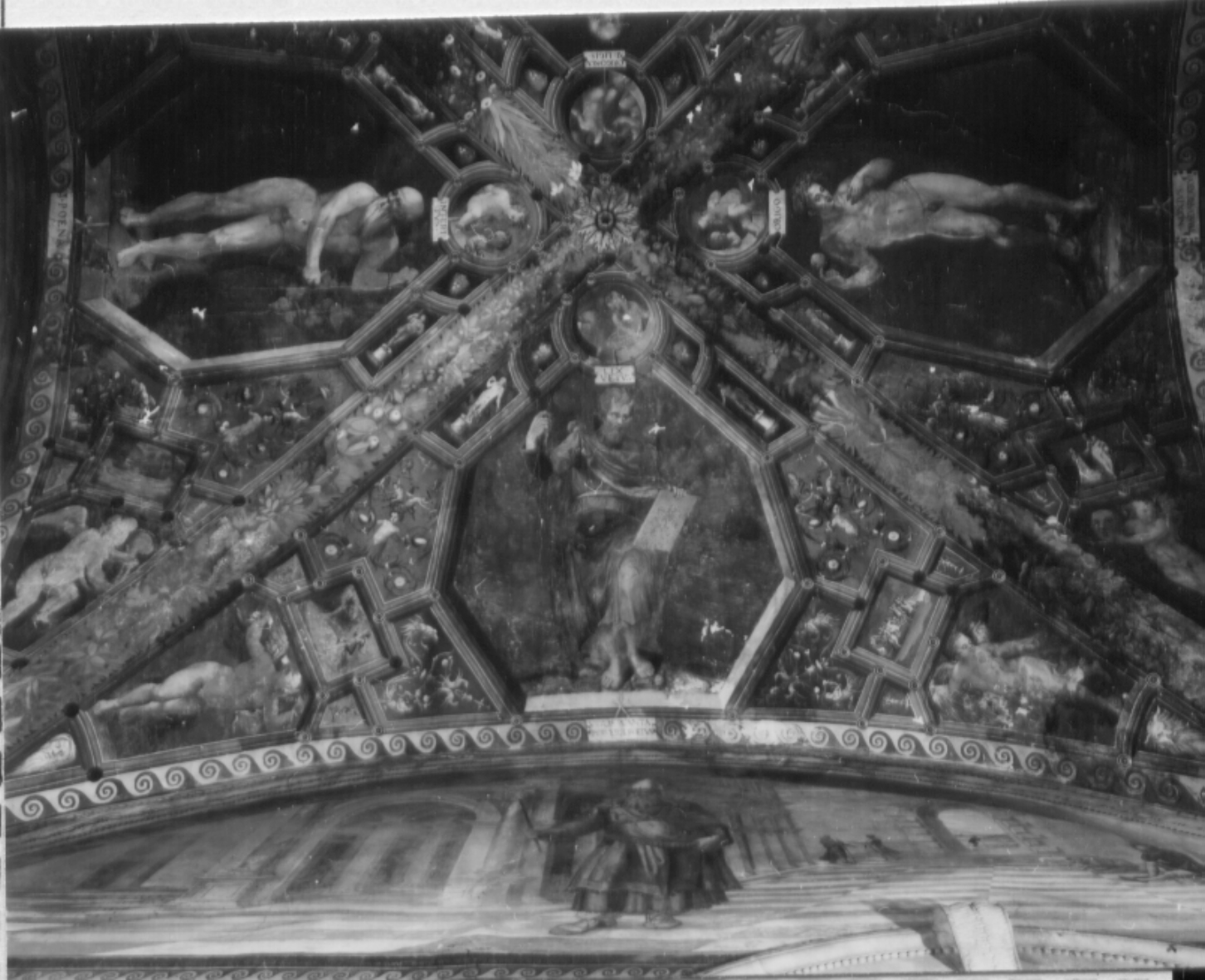 Antico Testamento (dipinto, complesso decorativo) di Bernabei Tommaso detto Papacello (attribuito) (prima metà sec. XVI)
