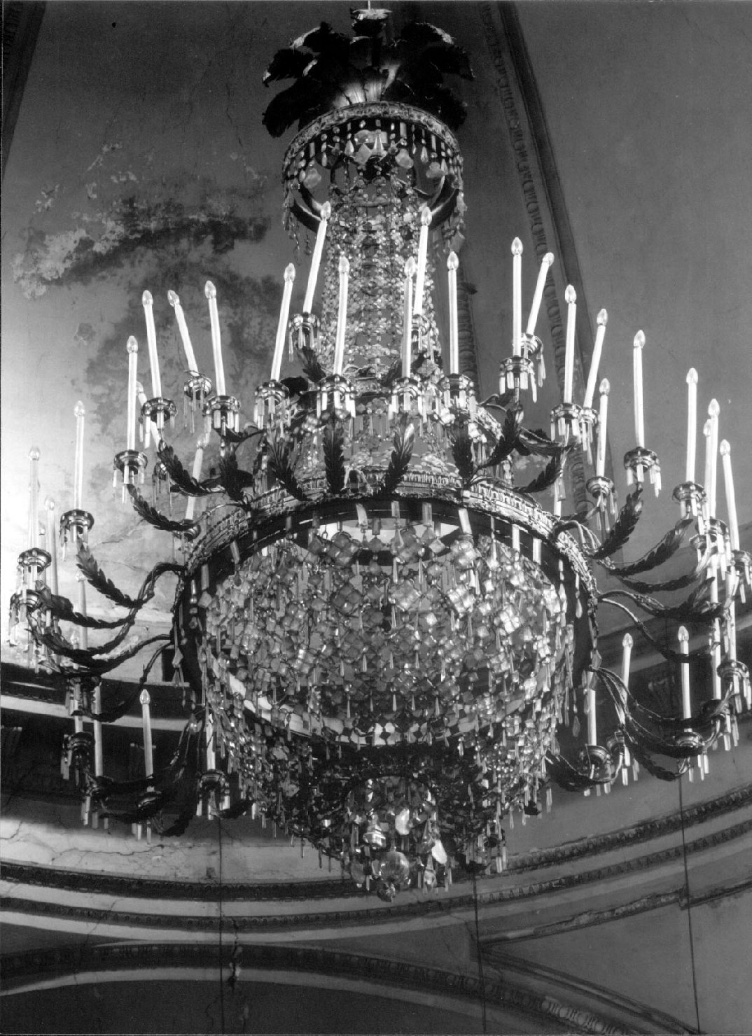 lampadario, opera isolata - bottega Italia centrale (seconda metà sec. XIX)