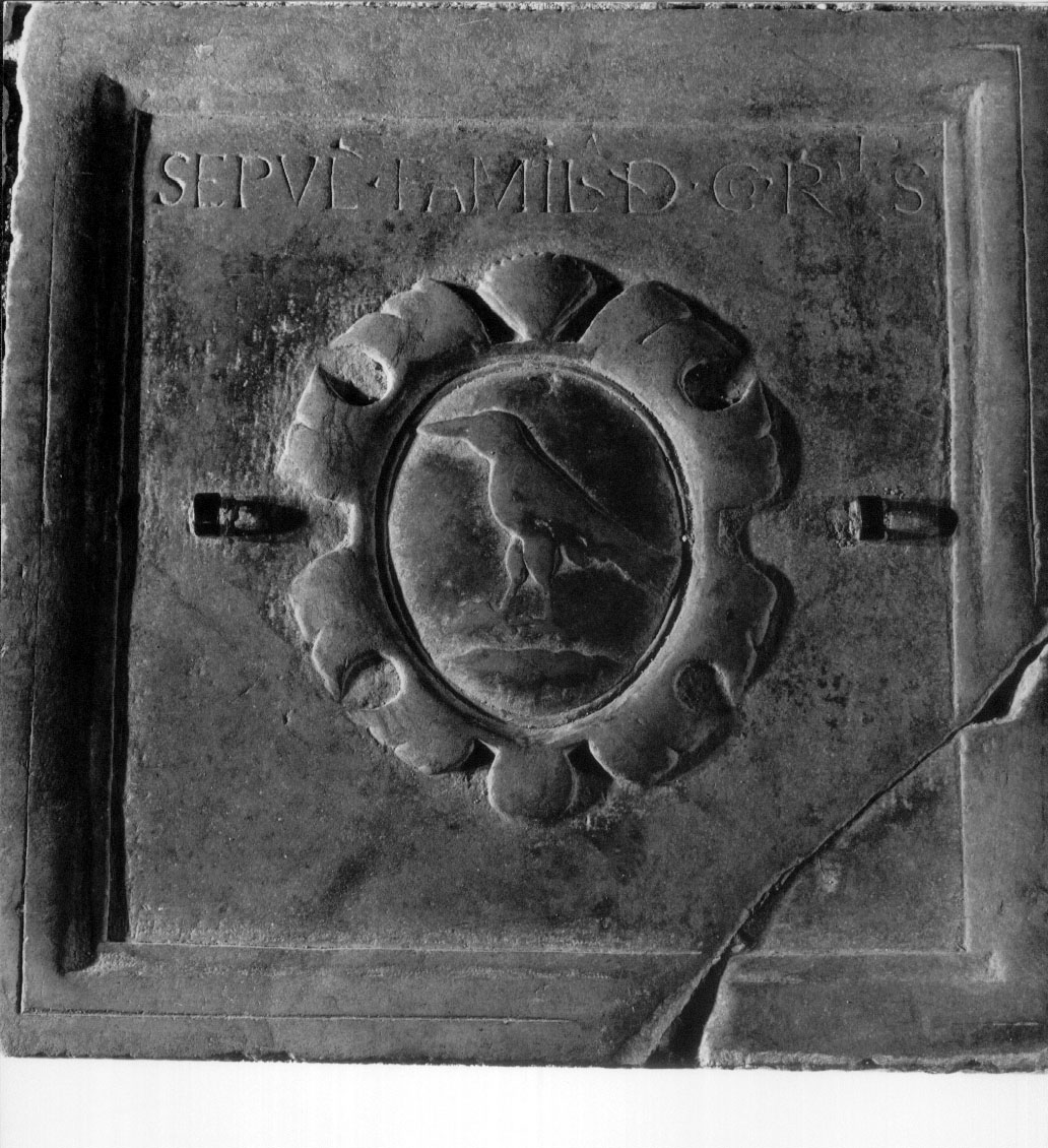 lapide commemorativa, opera isolata - bottega umbra (fine/inizio secc. XVII/ XVIII)