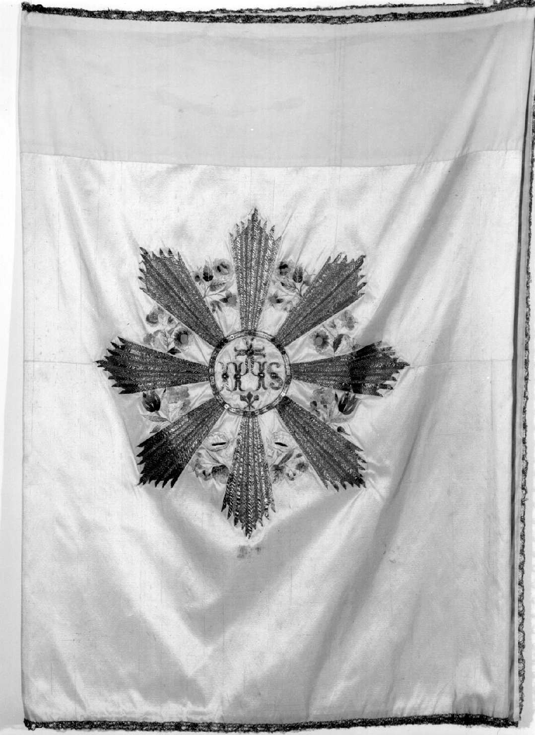 velo omerale, opera isolata - manifattura italiana (prima metà sec. XIX)