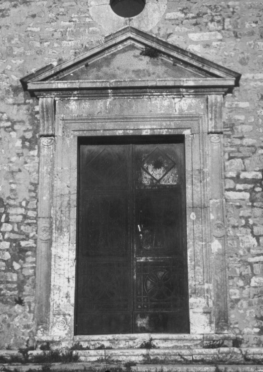 mostra di portale, opera isolata - bottega Italia centrale (sec. XVI)