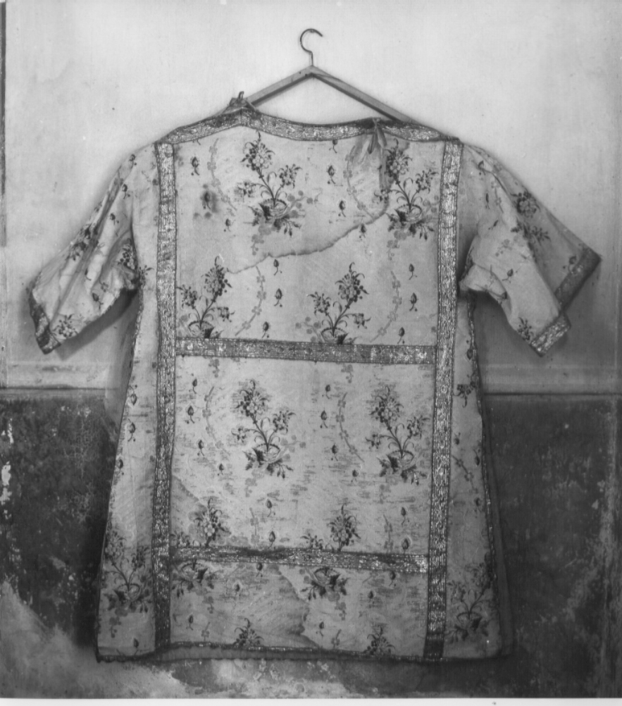 tunicella, coppia - manifattura Italia centrale (sec. XVIII)