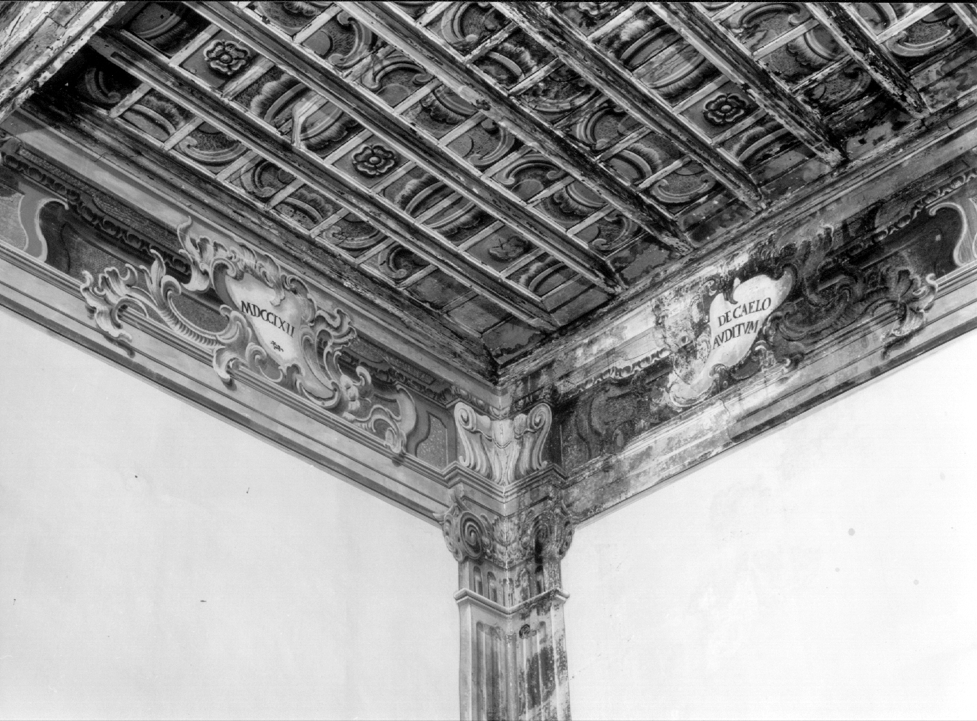 soffitto dipinto, insieme - ambito umbro-laziale (sec. XVIII)