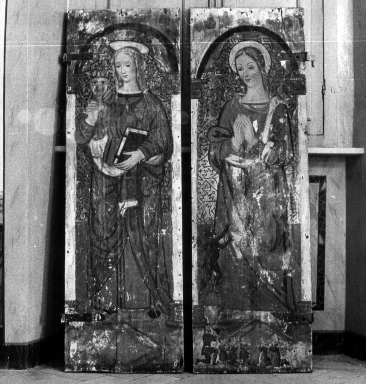 Santa Lucia (dipinto, elemento d'insieme) - ambito umbro (sec. XVI)