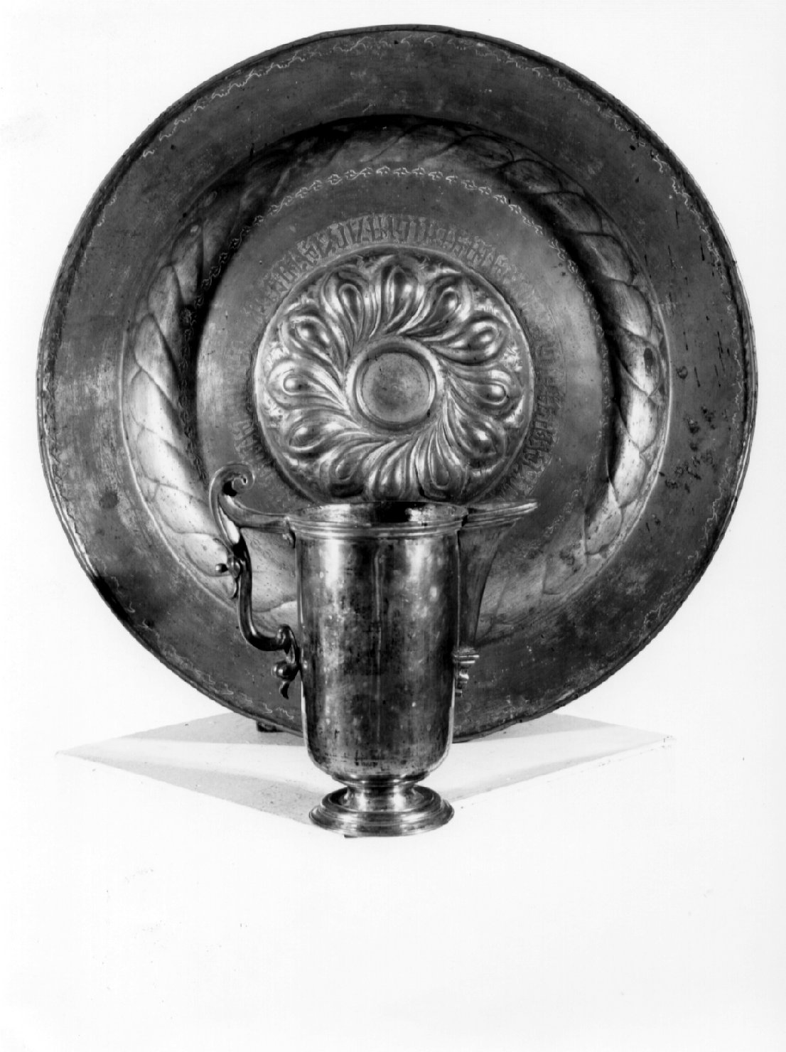 piatto, opera isolata - bottega tedesca (fine sec. XV)