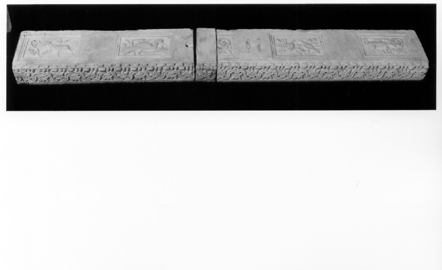 architrave, opera isolata - bottega Italia centrale (sec. VI)