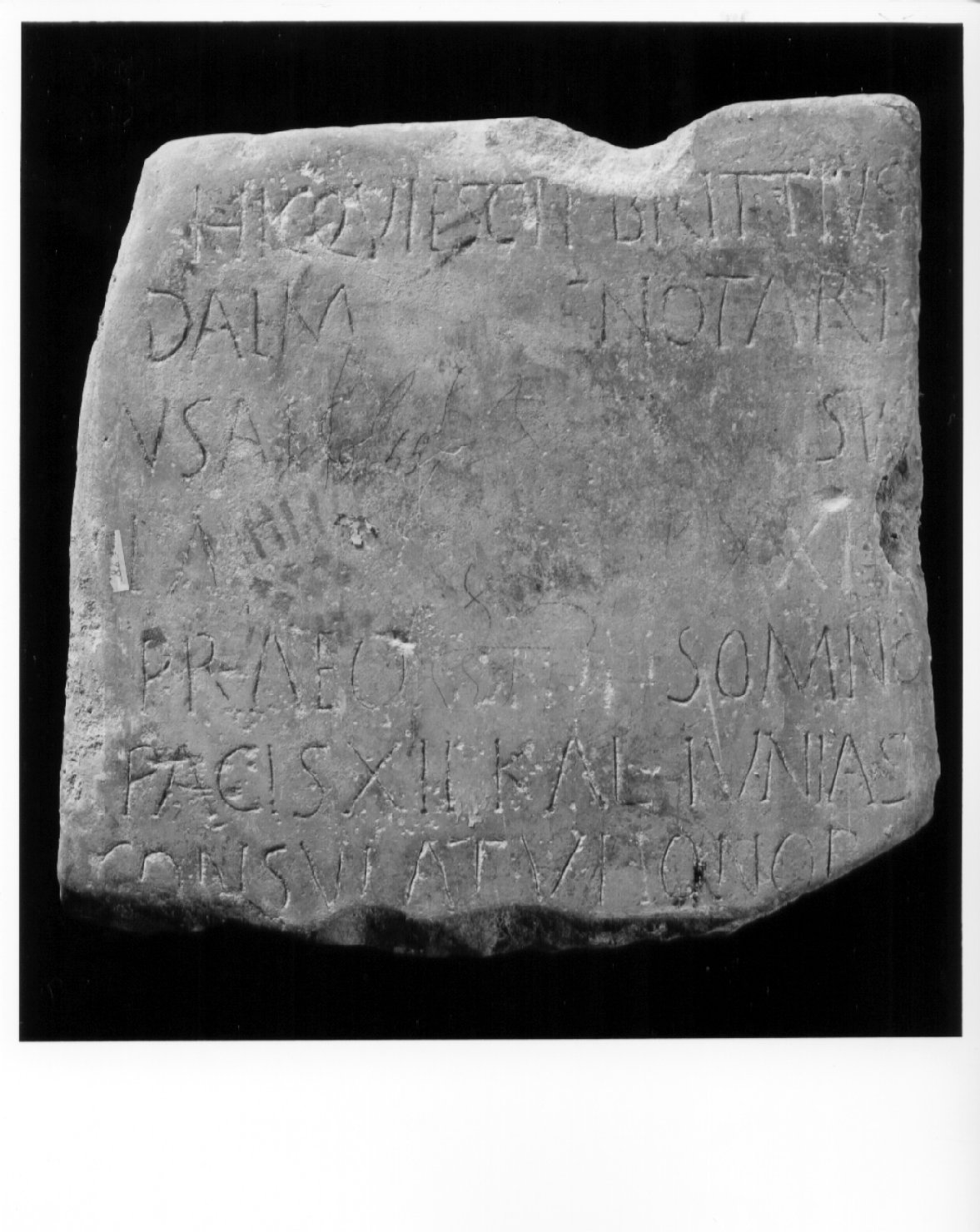 lastra - bottega Italia centrale (sec. V)