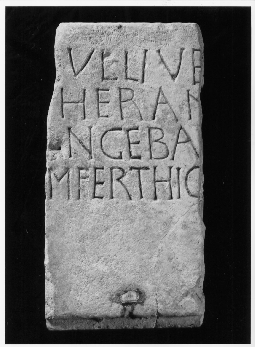 lastra - bottega Italia centrale (sec. VI)