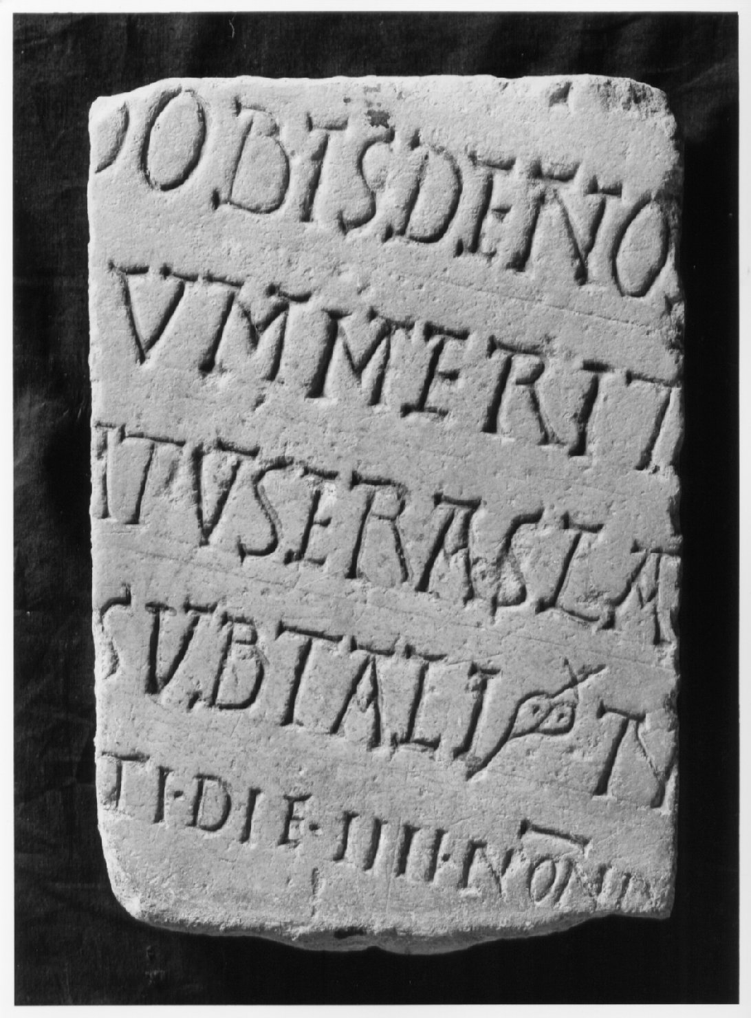 lastra - bottega Italia centrale (sec. VI)