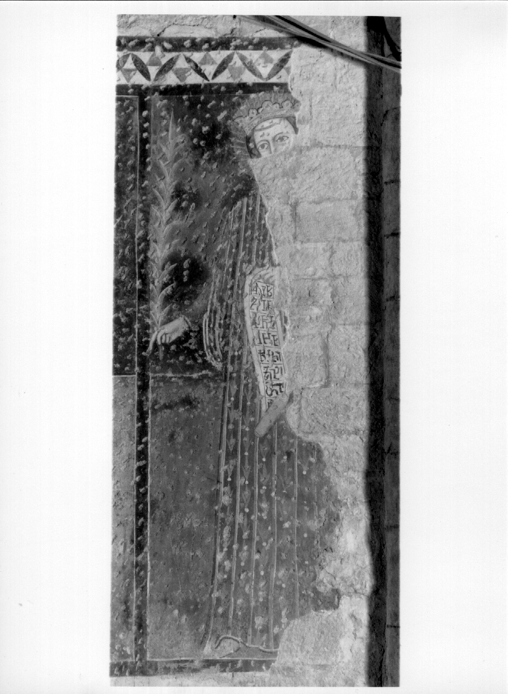 Santa (dipinto, complesso decorativo) - ambito umbro-laziale (prima metà sec. XIV)