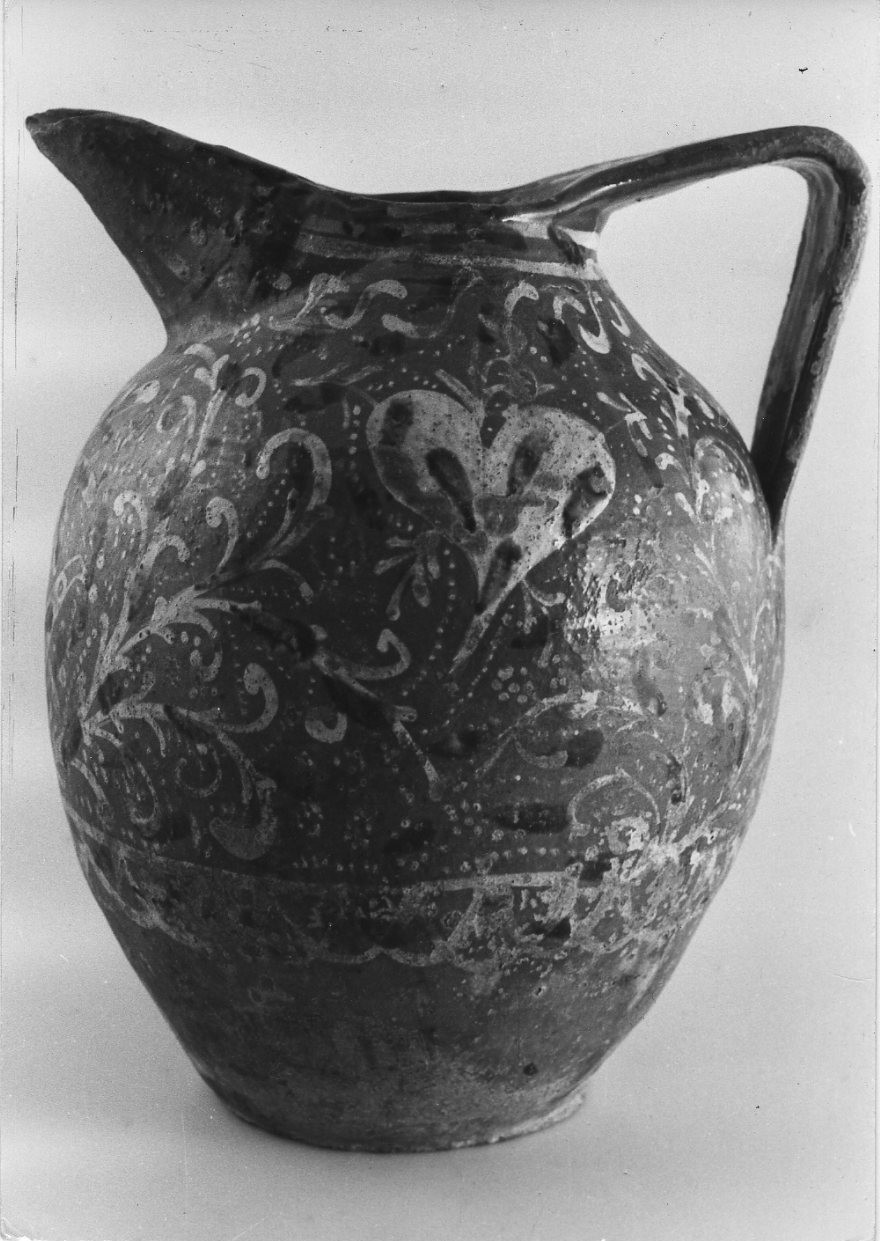 brocca, opera isolata - bottega umbra (sec. XVIII)