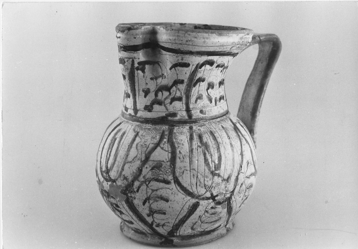 boccale, opera isolata - bottega emiliana (primo quarto sec. XVII)