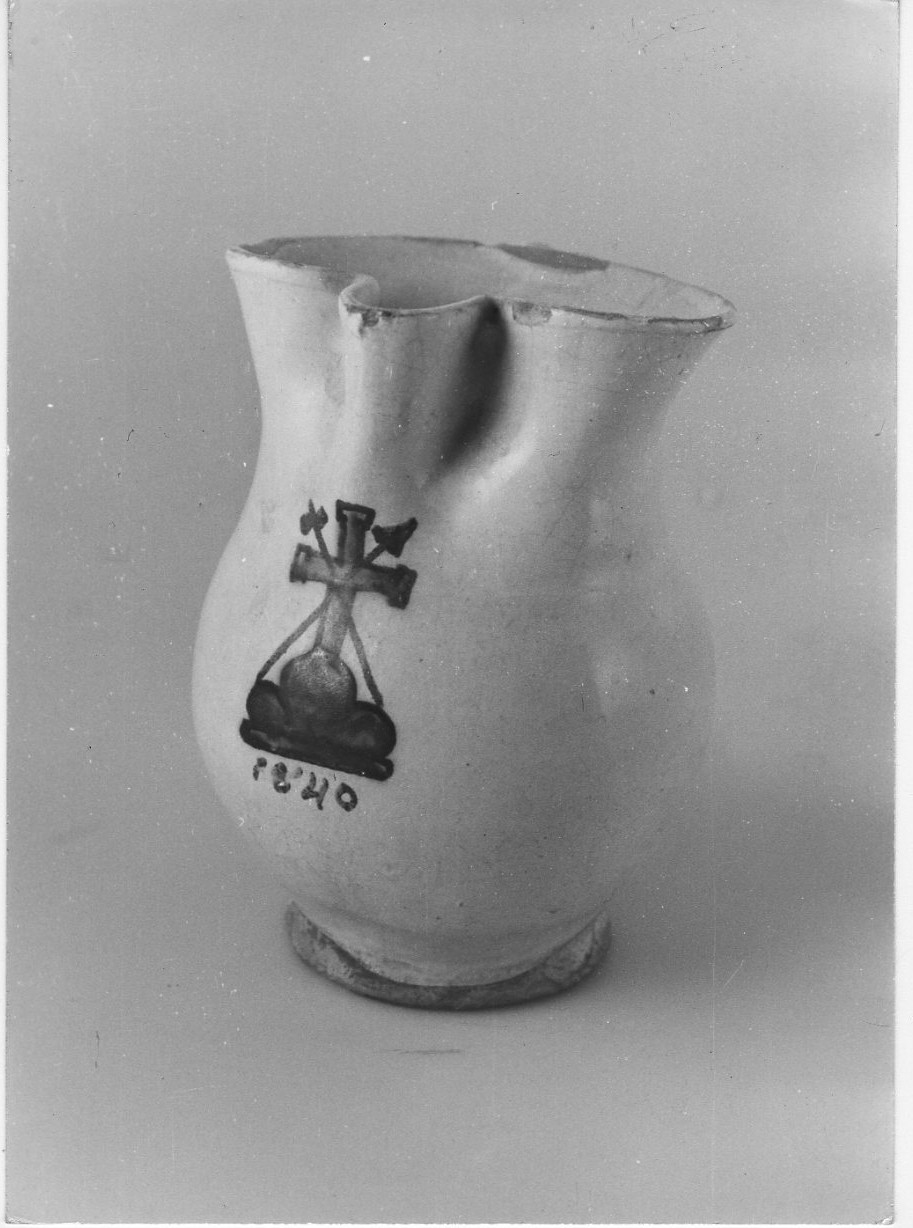 brocca, opera isolata - bottega italiana (sec. XIX)