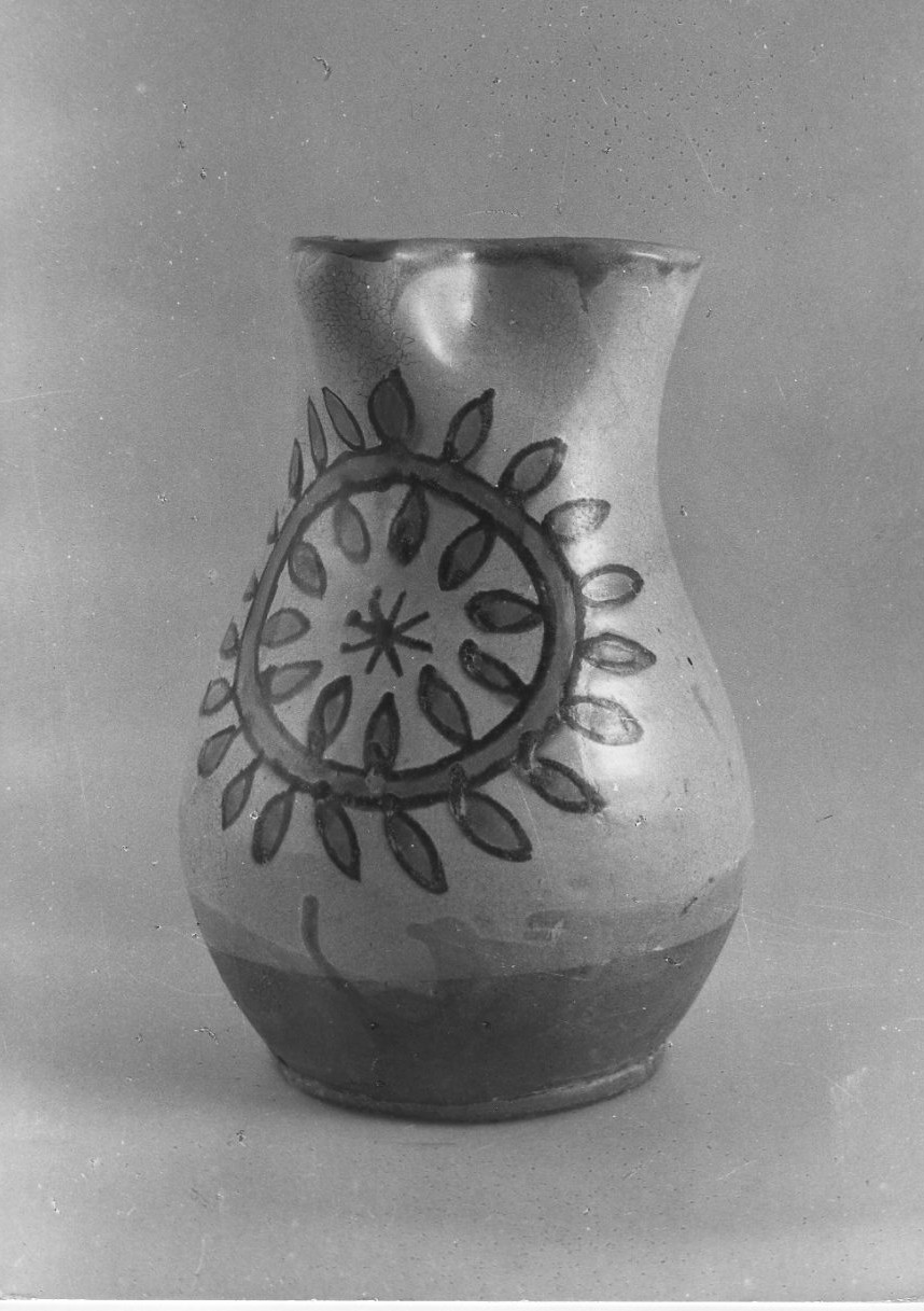 boccale, opera isolata - bottega faentina (secc. XV/ XVII)