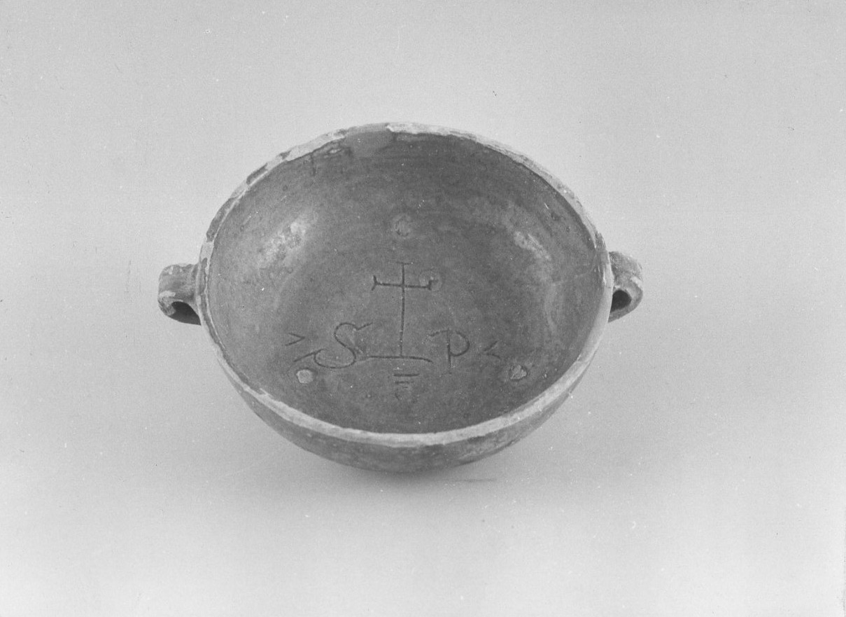 coppetta, opera isolata - bottega emiliana (secc. XVI/ XVII)