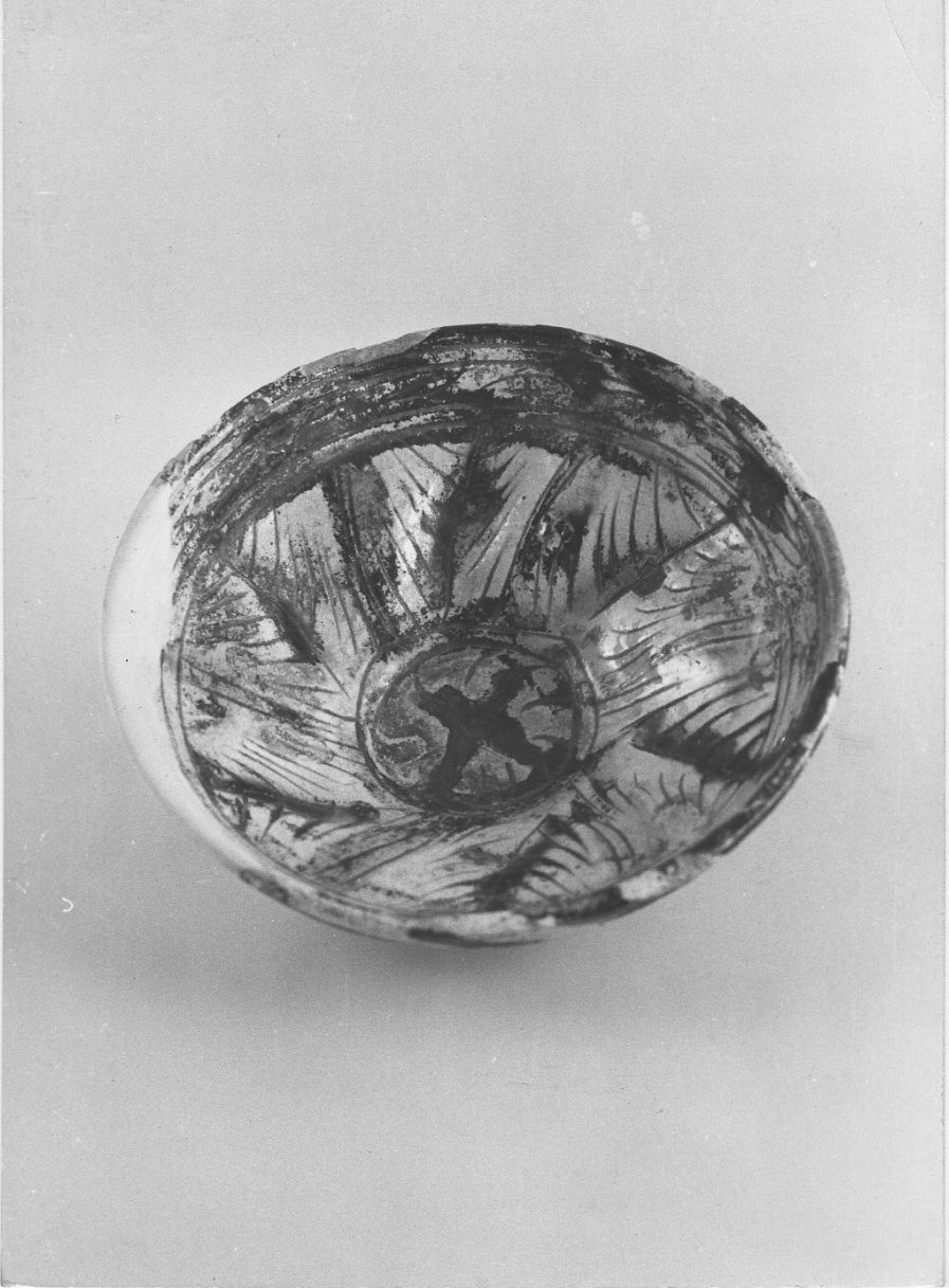 coppetta, opera isolata - bottega emiliana (secc. XVI/ XVII)