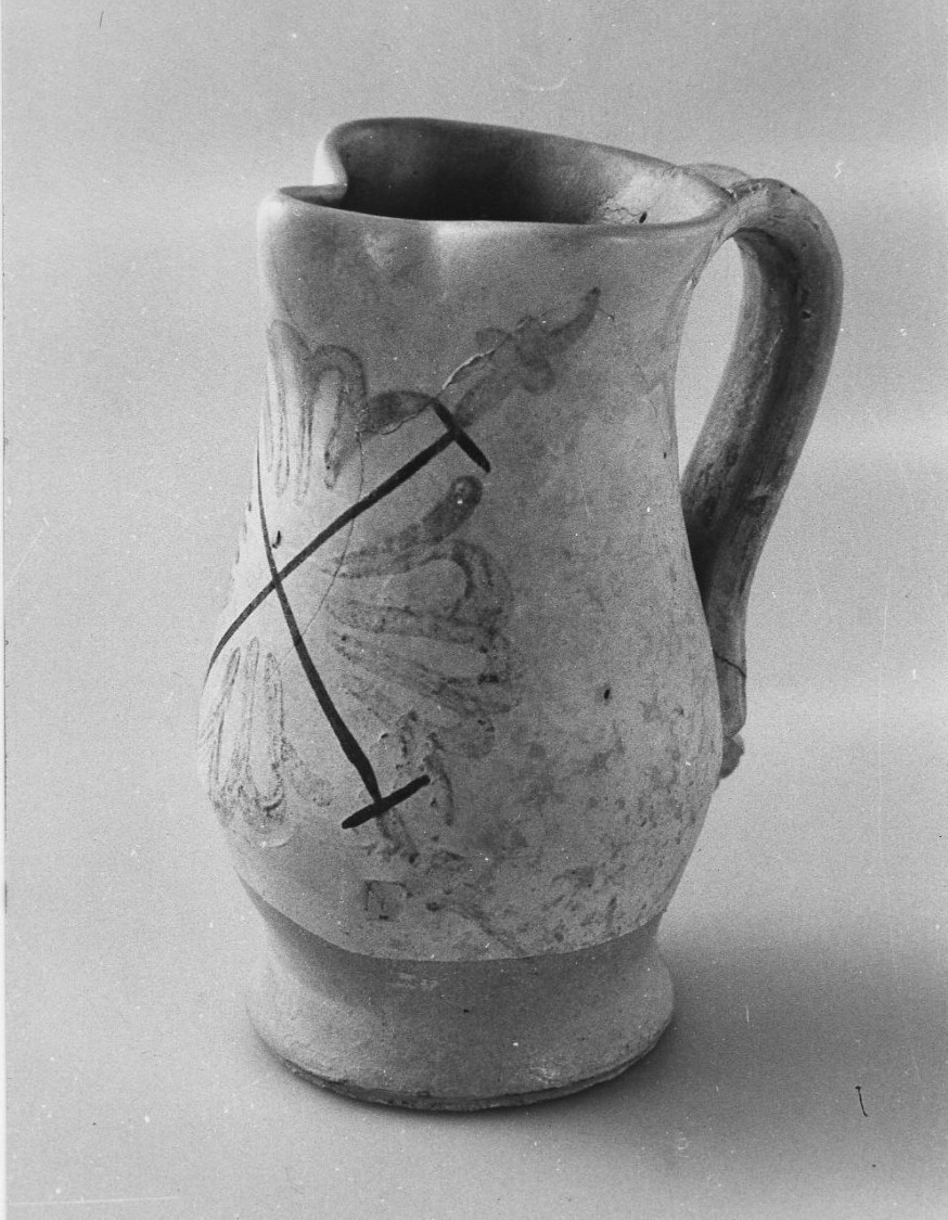 boccale, opera isolata - bottega Italia centrale (sec. XIV)