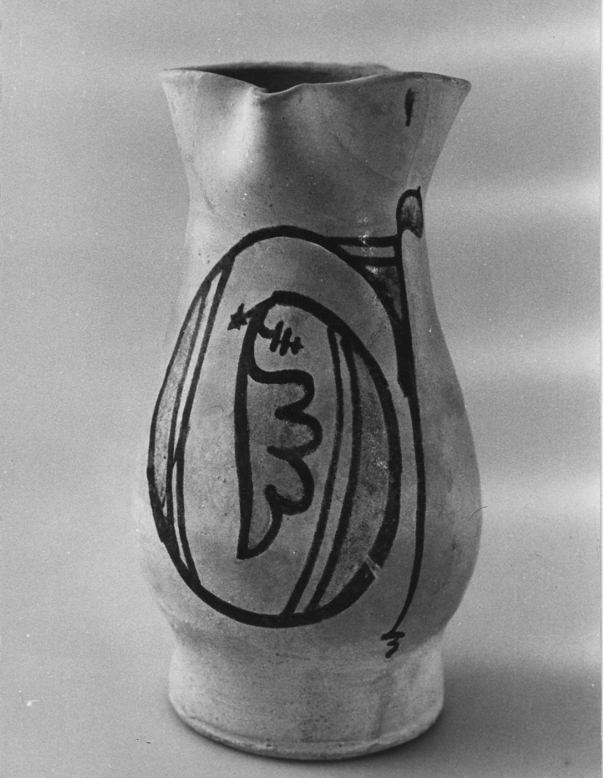 boccale, opera isolata - bottega Italia centrale (secc. XIV/ XV)