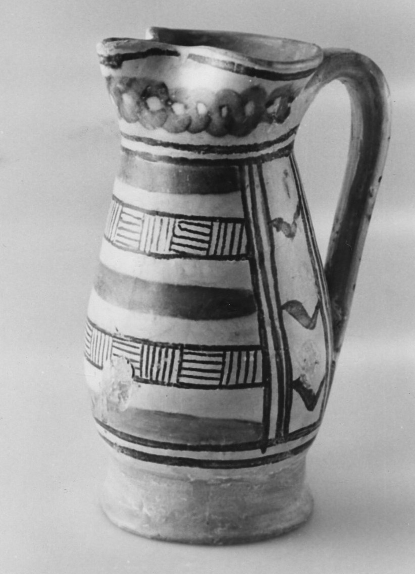 boccale, opera isolata - bottega Italia centrale (sec. XIV)