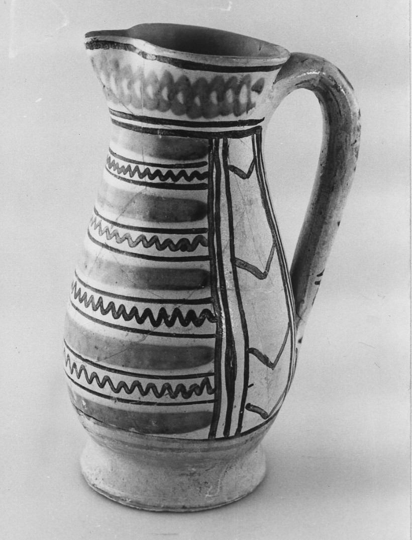 boccale, opera isolata - bottega Italia centrale (secc. XIV/ XV)