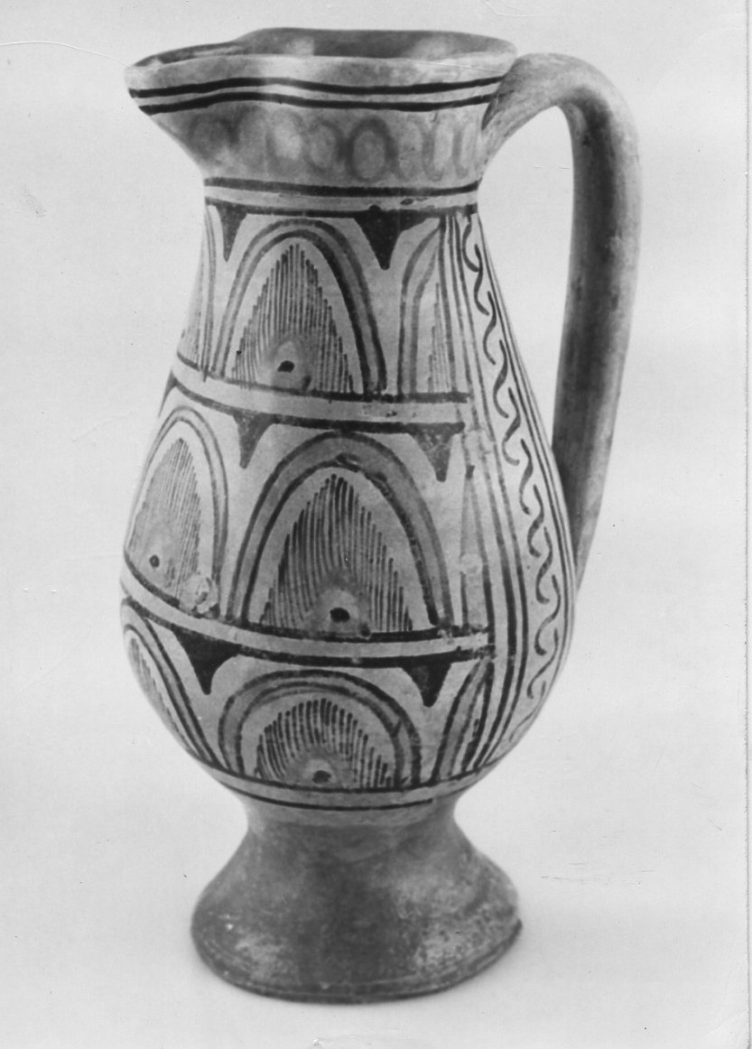 boccale, opera isolata - bottega Italia centrale (sec. XIV)