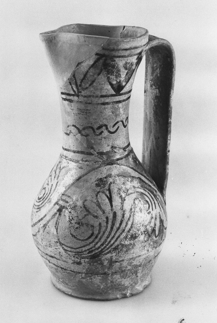 boccale, opera isolata - bottega Italia centrale (sec. XIV)