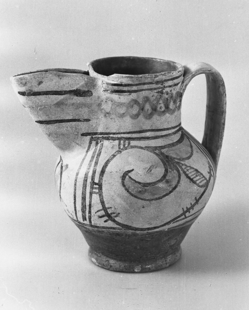 boccale, opera isolata - bottega Italia centrale (sec. XIV)