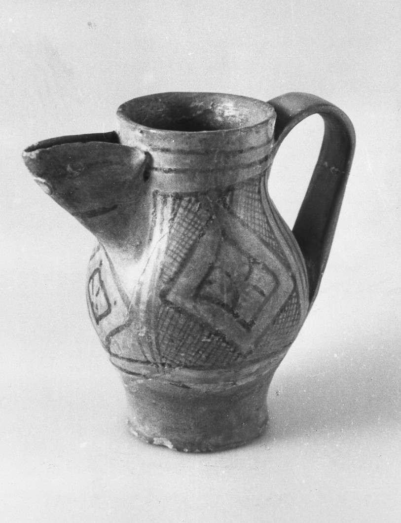 boccale, opera isolata - bottega Italia centrale (sec. XIV)