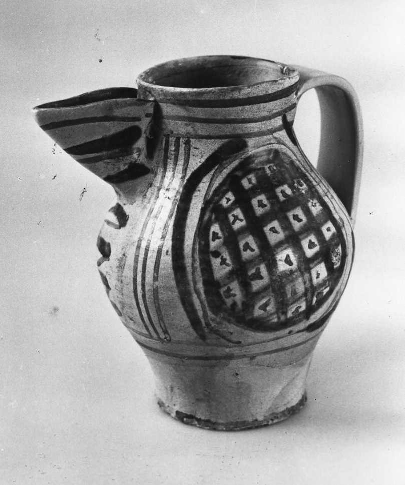 boccale, opera isolata - bottega Italia centrale (secc. XIV/ XV)