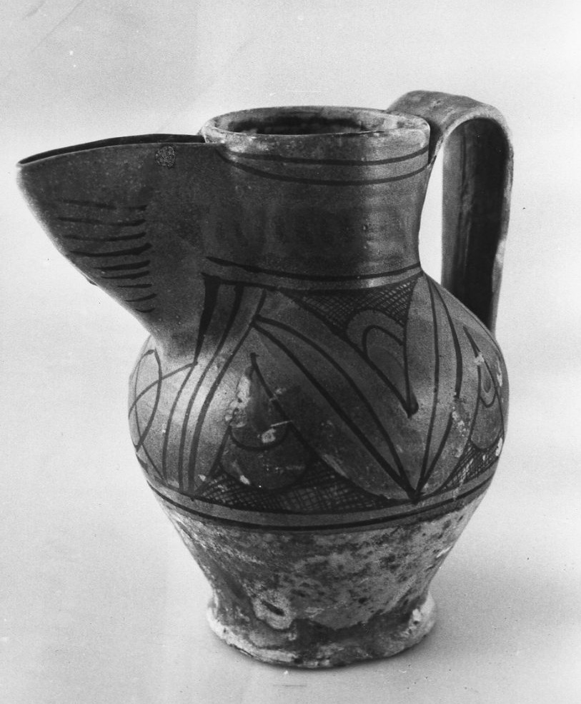 boccale, opera isolata - bottega Italia centrale (secc. XIV/ XV)