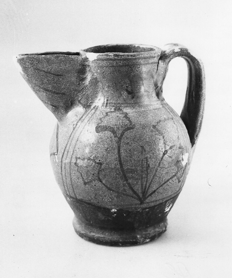 boccale, opera isolata - bottega Italia centrale (secc. XIV/ XV)