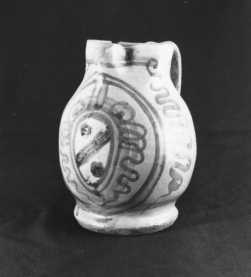 boccale, opera isolata - bottega laziale (secc. XVI/ XVII)