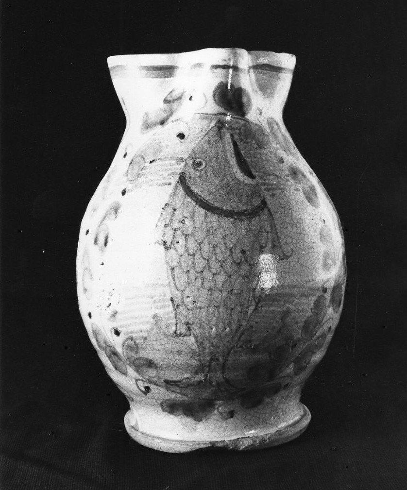 boccale, opera isolata - bottega laziale (secc. XVI/ XVII)