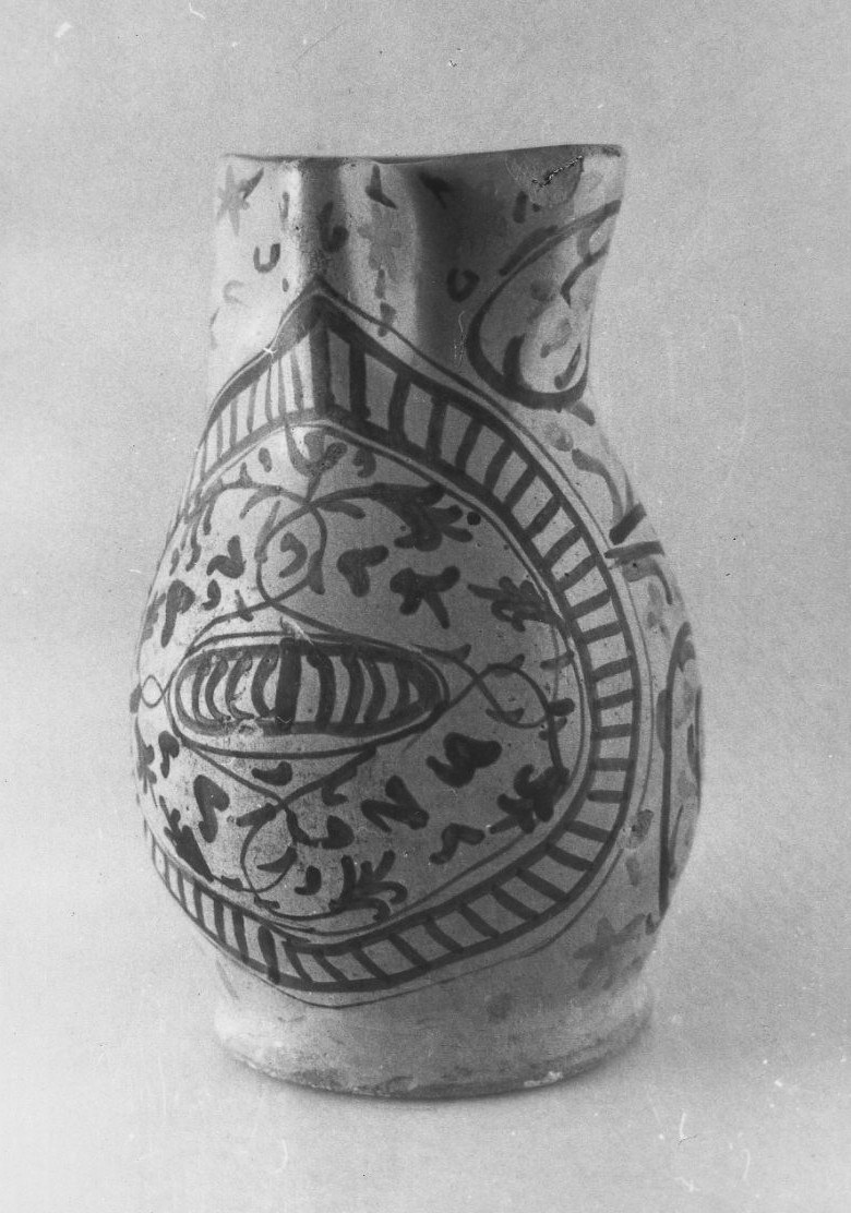 boccale, opera isolata - bottega laziale (secc. XVI/ XVII)