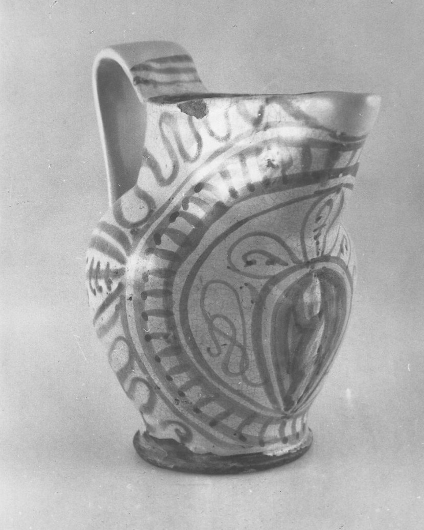 boccale, opera isolata - bottega laziale (secc. XVI/ XVII)