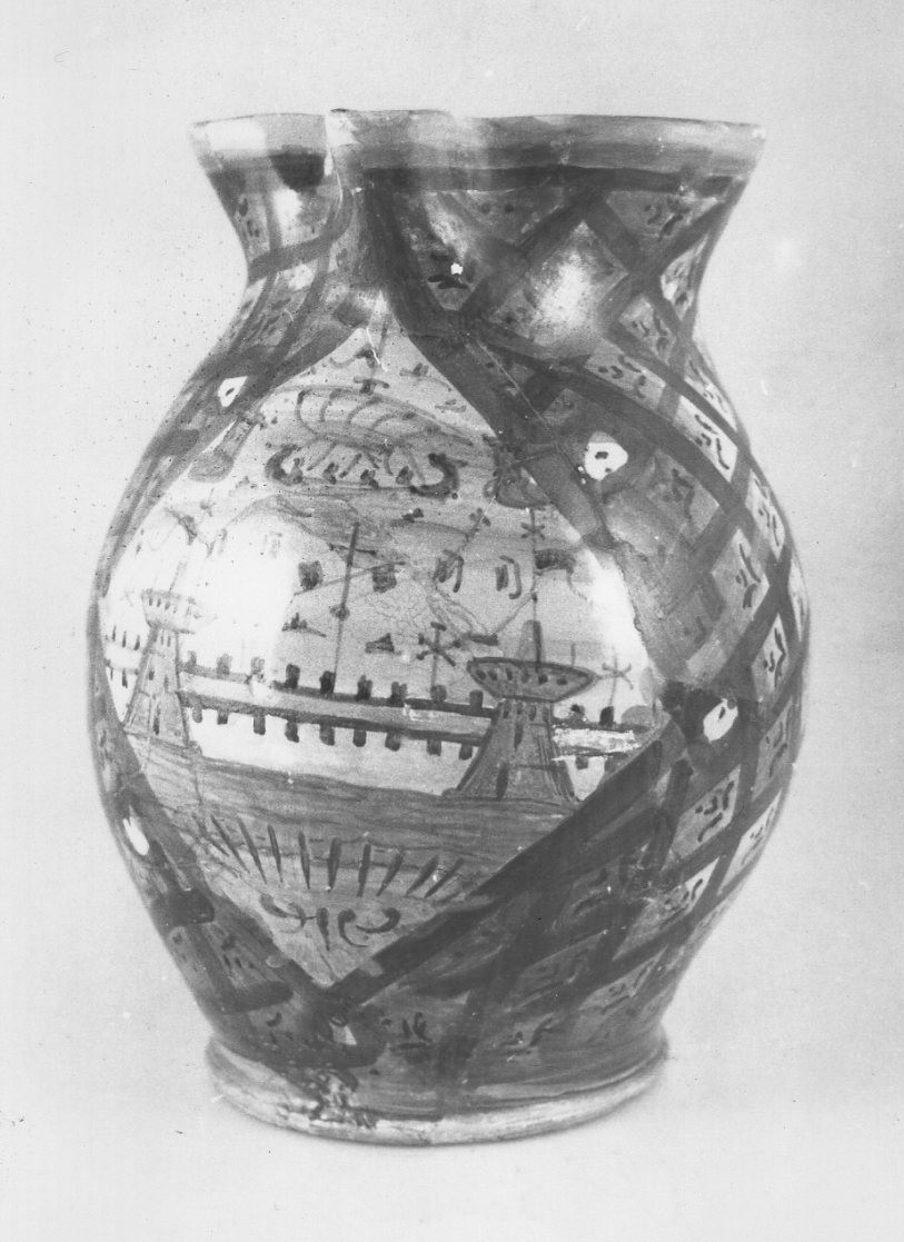 boccale, opera isolata - bottega Italia centrale (sec. XVI)