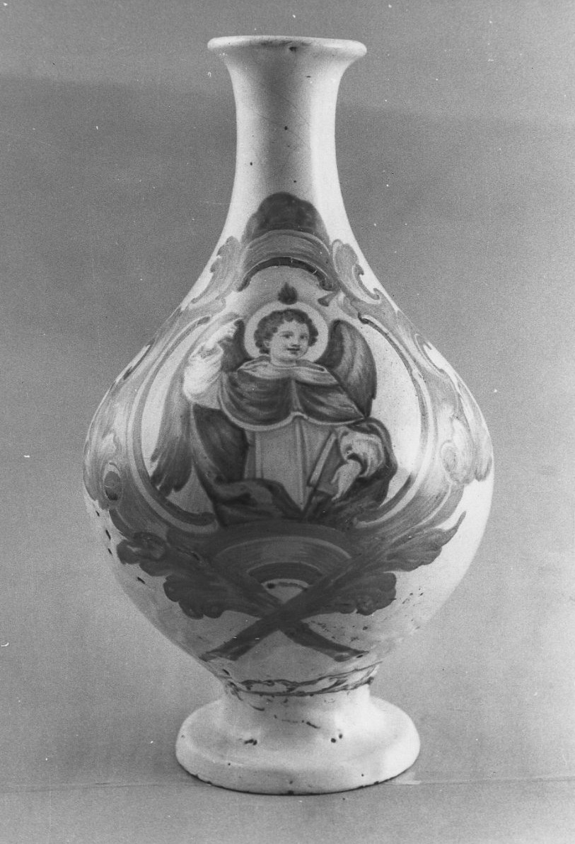 bottiglia, opera isolata - bottega di Castelli (secc. XVI/ XVII)