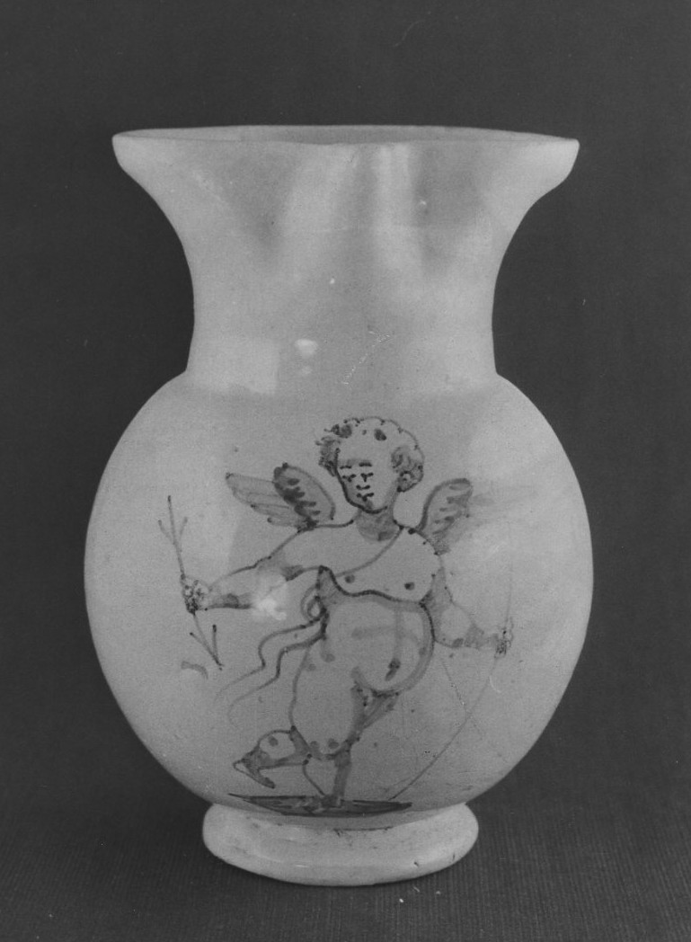 boccale, opera isolata - bottega derutese (primo quarto sec. XVII)