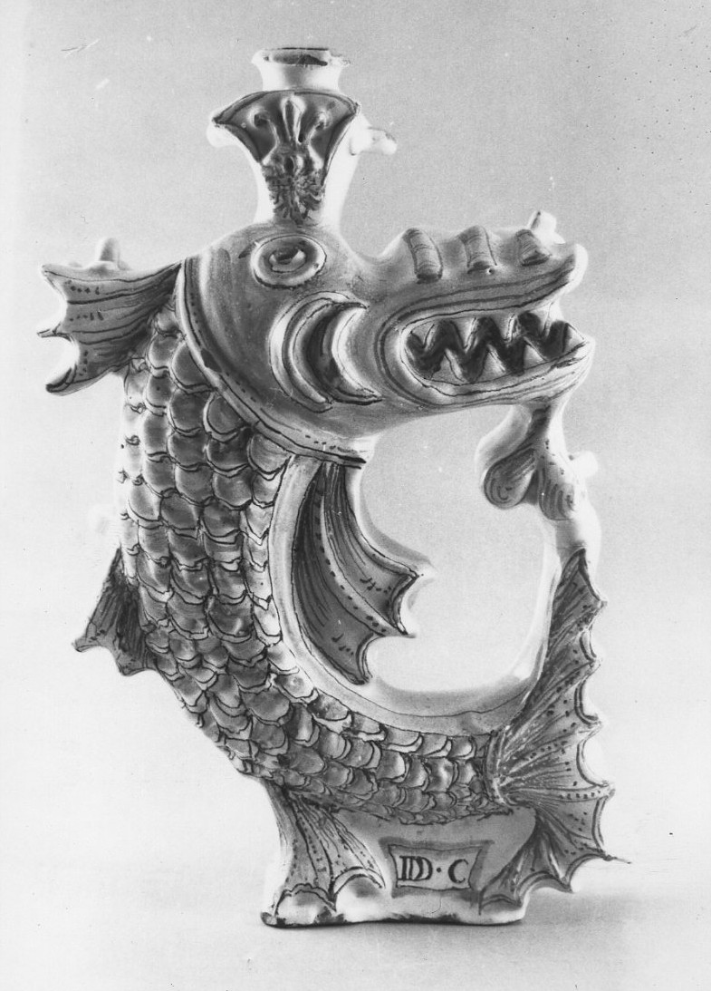 fiasca, opera isolata - bottega italiana (secc. XVII/ XVIII)