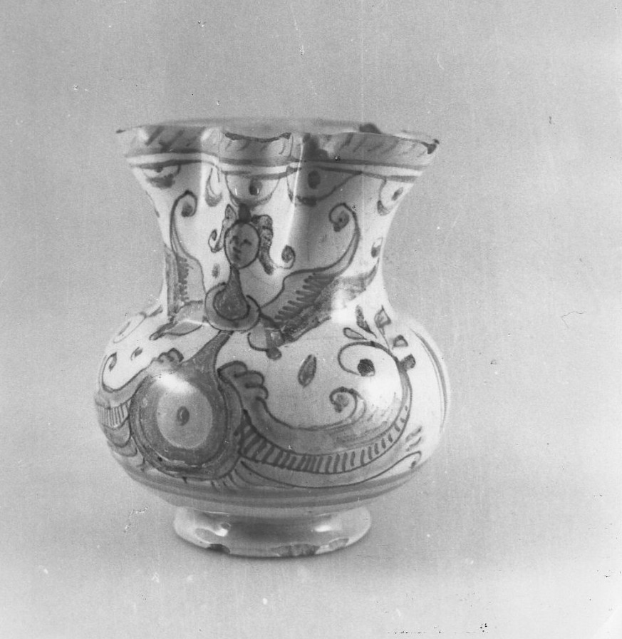 boccale, opera isolata - bottega derutese (sec. XVII)