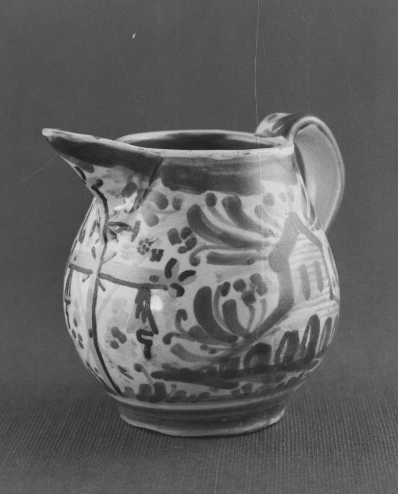 boccale, opera isolata - bottega italiana (secc. XVII/ XVIII)